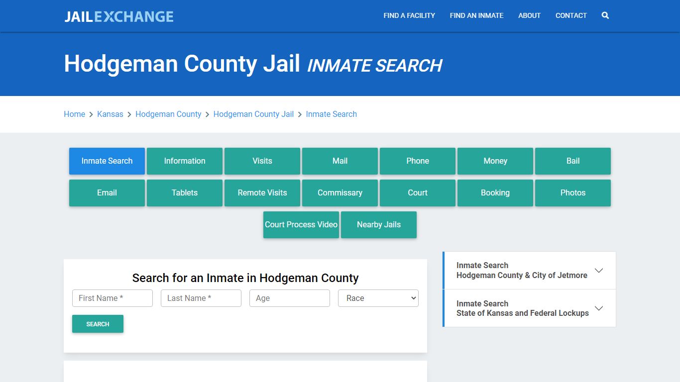 Hodgeman County Jail, KS Inmate Search: Roster & Mugshots